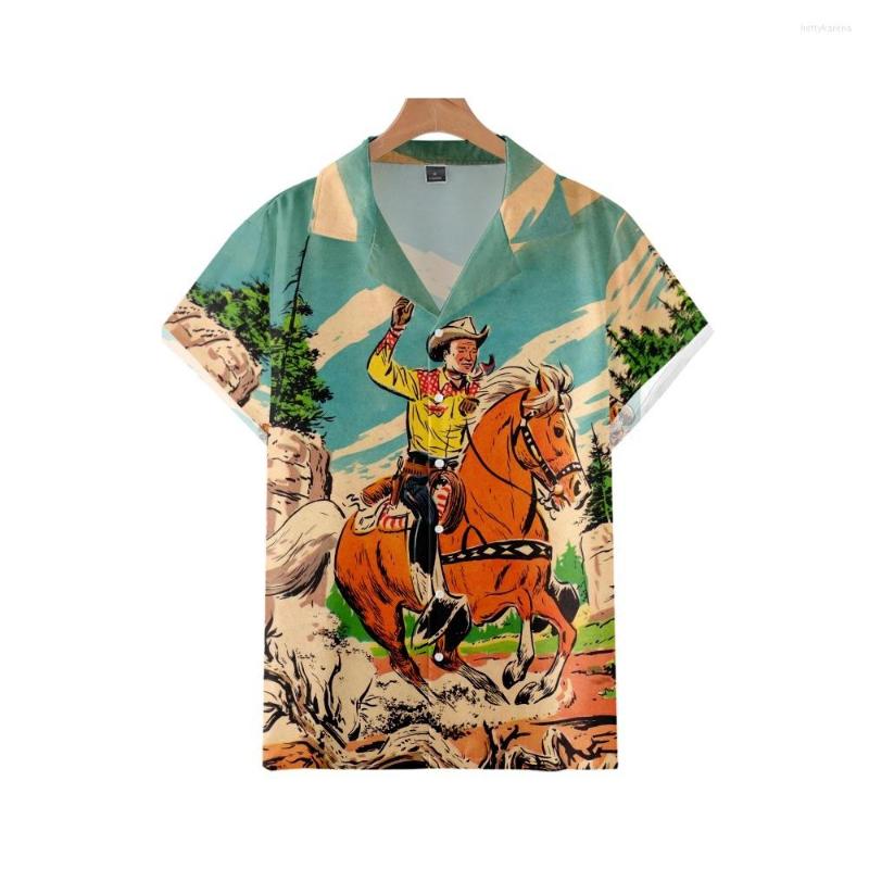Men's Casual Shirts Summer Beach Short Sleeve Fashion Asian Clothes Mens Hawaiian Cowboy Printed Shirt, Style 3
Men's Casual Shirts Summer Beach Short Sleeve Fashion Asian Clothes Mens Hawaiian Cowboy Printed Shirt, Style 3