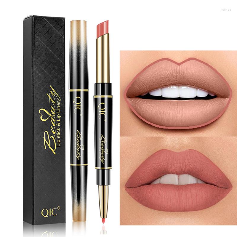 Lip Gloss 2 IN 1 Liner Waterproof Long Lasting Non-stick Cup Matte Lipstick Pencil Professional Velvet Sexy Red Contouring Ink, 13
Lip Gloss 2 IN 1 Liner Waterproof Long Lasting Non-stick Cup Matte Lipstick Pencil Professional Velvet Sexy Red Contouring Ink, 13