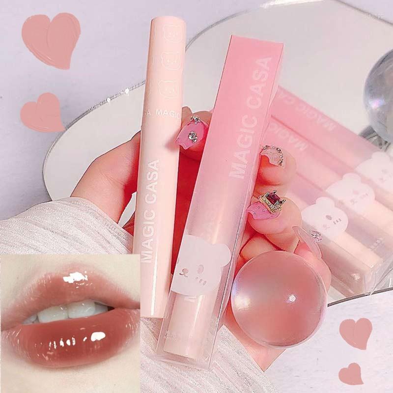 Lip Gloss Pink Mirror Glossy Glass Glaze Clear Milk Tea Color Bear Moisturizing Non-stick Cup Tint Korean Beauty Make Up, A06
Lip Gloss Pink Mirror Glossy Glass Glaze Clear Milk Tea Color Bear Moisturizing Non-stick Cup Tint Korean Beauty Make Up, A06