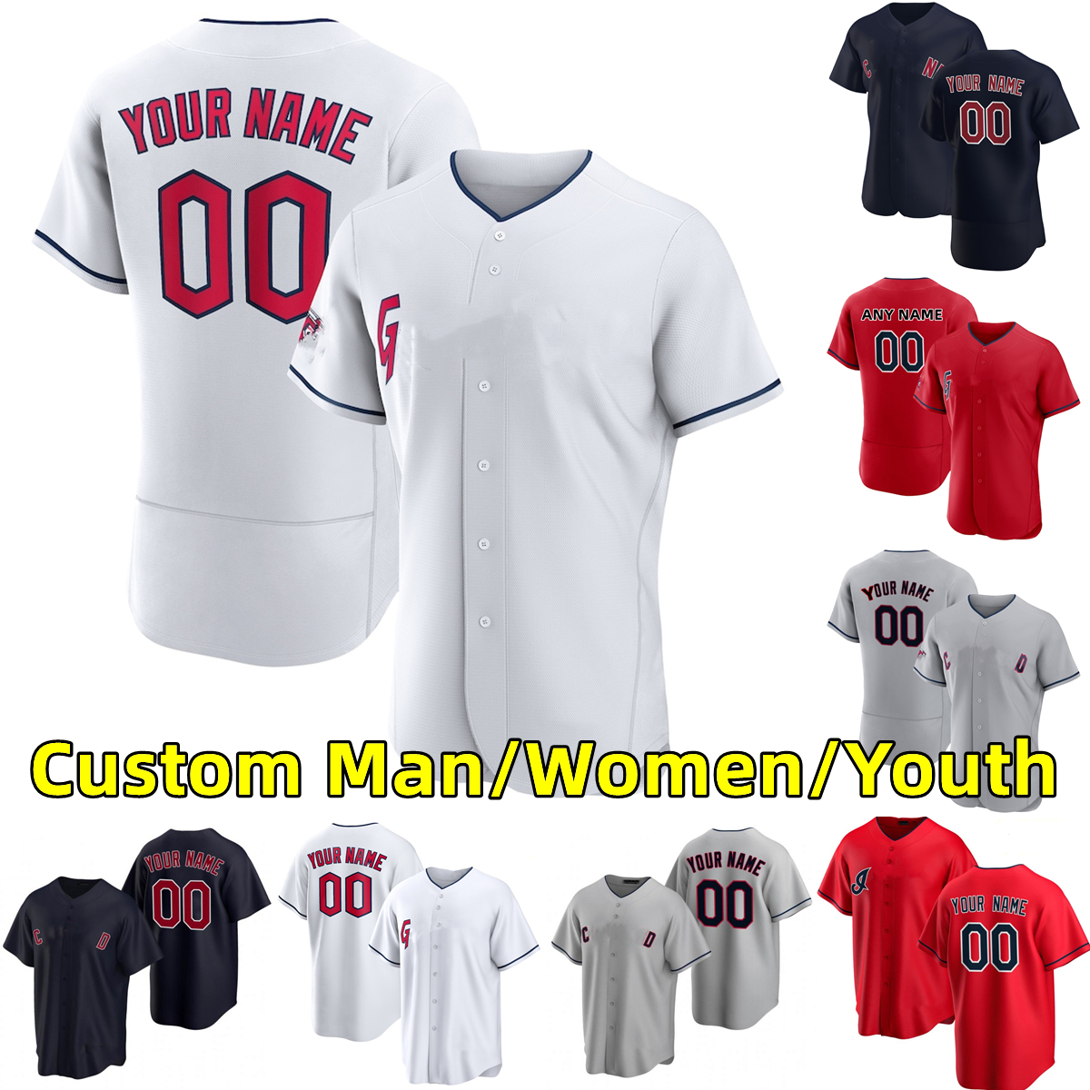 11 Jose Ramirez S-6XL Custom Baseball Jersey 48 Emmanuel Clase 0 Andres Gimenez 1 Amed Rosario 38 Steven Kwan 22 Josh Naylor 17 Austin Hedges 39 Oscar Gonzalez Jerseys, Other jerseys. contact seller
11 Jose Ramirez S-6XL Custom Baseball Jersey 48 Emmanuel Clase 0 Andres Gimenez 1 Amed Rosario 38 Steven Kwan 22 Josh Naylor 17 Austin Hedges 39 Oscar Gonzalez Jerseys, Other jerseys. contact seller