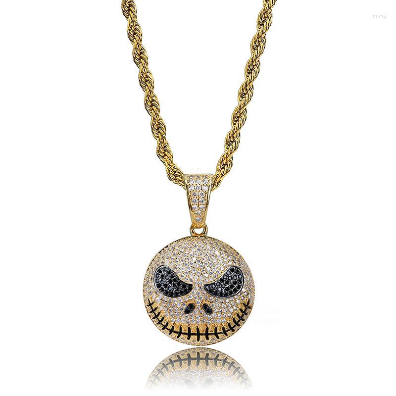 Pendant Necklaces Jewelry Brass Ghost Charm Iced Out Cz Stone Grimacing Necklace Kalung HipHop
Pendant Necklaces Jewelry Brass Ghost Charm Iced Out Cz Stone Grimacing Necklace Kalung HipHop