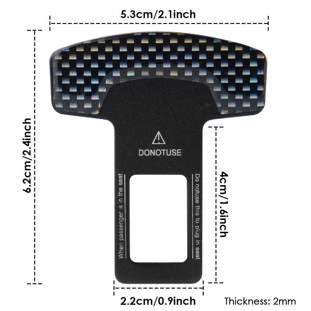 1/2pcs Car Safety Belt Buckle Clip Car Seat Belt Stopper Plug Vehicle Mount Bottle Opener Universal Interior Accessories