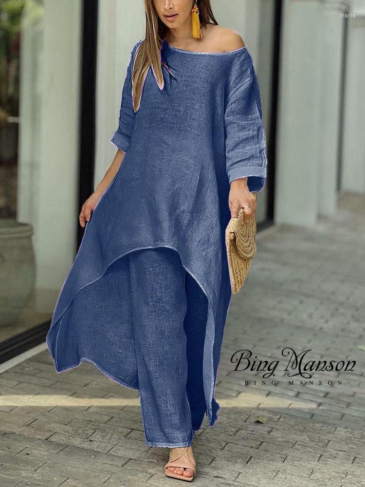 Women's Pants 2023 Fashion Women's Irregular Top Print High Waist Loose Bohemian Casual Straight Set Sweatpants, Blue
Women's Pants 2023 Fashion Women's Irregular Top Print High Waist Loose Bohemian Casual Straight Set Sweatpants, Blue