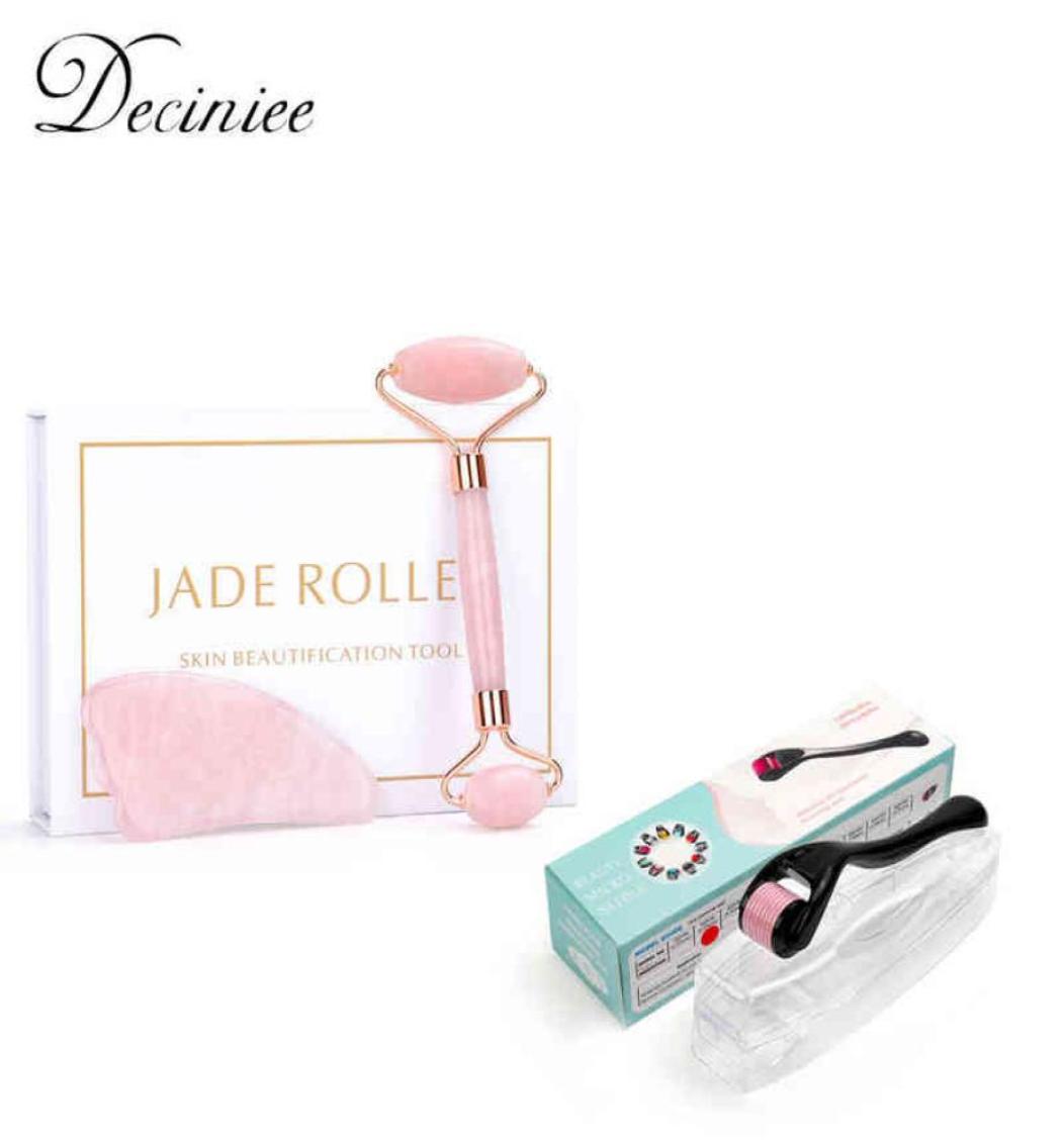 Natural Rose Quartz Jade Roller Facial Eye Body Massager Stone Gua sha Scraper Face Tools with derma roller 03mm2204292428492
Natural Rose Quartz Jade Roller Facial Eye Body Massager Stone Gua sha Scraper Face Tools with derma roller 03mm2204292428492