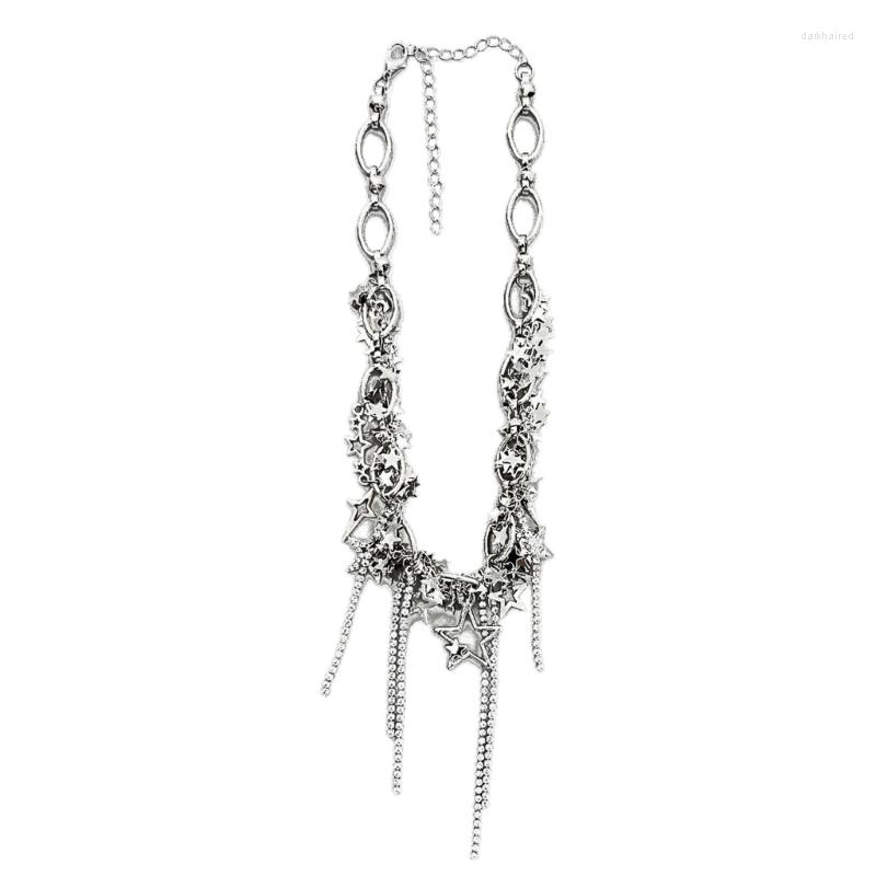 Chains R2LE Pentagram Necklaces Girl Women Y2k Jewelry Alloy Material Party Accessories
Chains R2LE Pentagram Necklaces Girl Women Y2k Jewelry Alloy Material Party Accessories