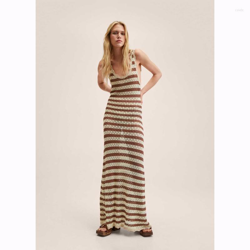 Women' Swimwear Dress Women Summer 2023 Beach For Bikini Cover Up Neck Singlet Stripe Knit Backless Sexy Print Acrylic Swimsuit Bathing, Brown stripes
Women' Swimwear Dress Women Summer 2023 Beach For Bikini Cover Up Neck Singlet Stripe Knit Backless Sexy Print Acrylic Swimsuit Bathing, Brown stripes