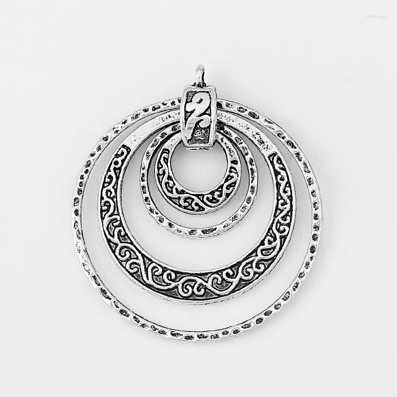 Pendant Necklaces 2pcs Ethnic Layer Circle Carved Flower Charms For Earring Necklace Jewelry Making Findings Accessories
Pendant Necklaces 2pcs Ethnic Layer Circle Carved Flower Charms For Earring Necklace Jewelry Making Findings Accessories