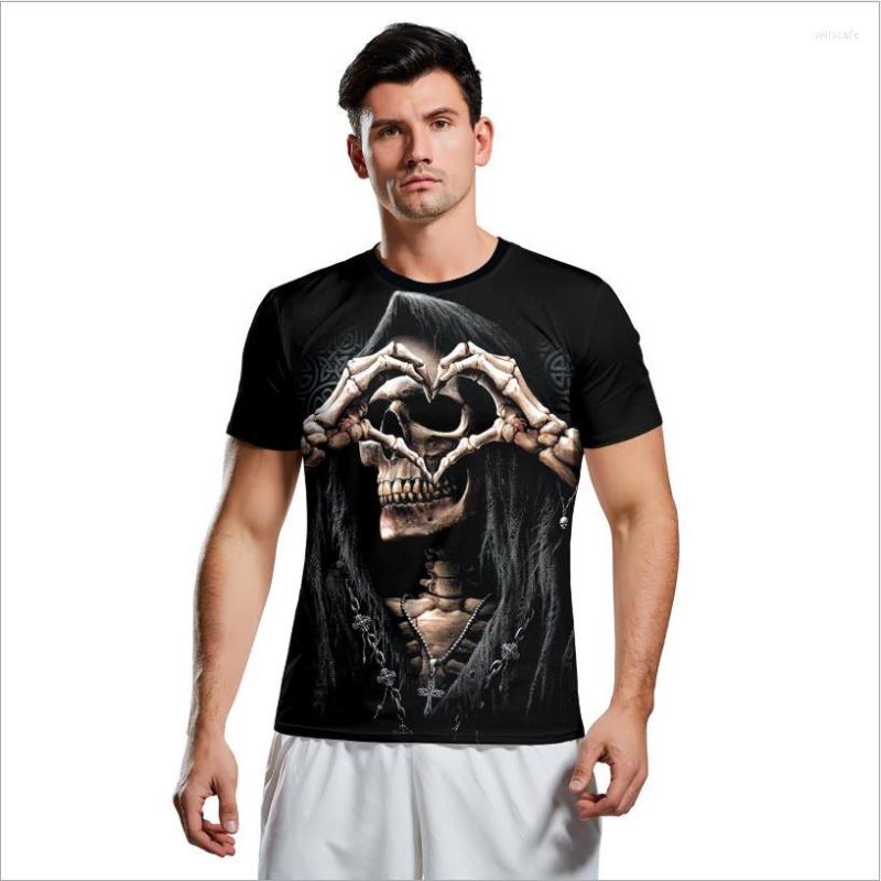 Men' T Shirts Summer Style Man Casual 3d Stereo Printed Bone Short Sleeve Shirt Male Halloween Skull Series Tshirt Tops, Black
Men' T Shirts Summer Style Man Casual 3d Stereo Printed Bone Short Sleeve Shirt Male Halloween Skull Series Tshirt Tops, Black