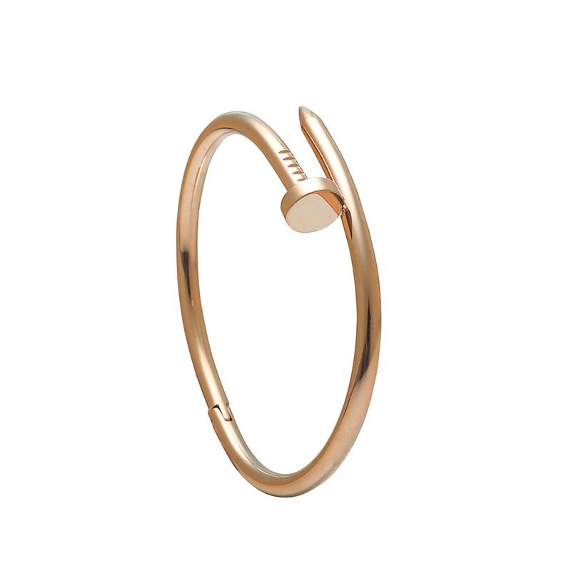Stainless Steel Love Bracelet Silver Rose Gold Bracelet Women's Men's Bracelet Screw Bracelet Couple Classic Festival Recent Gift