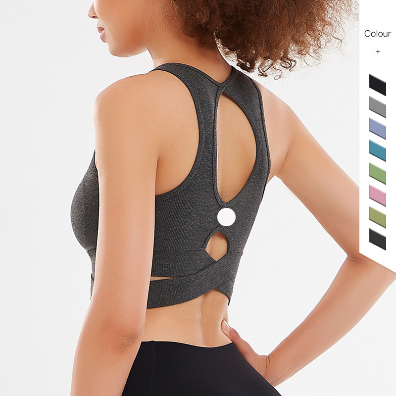 LU Womens Fitness Bra Tops Crew Neck Fintness Tank Vest Solid Workout Breathble Shockproof lu Top Female For Running, Have lu logo
LU Womens Fitness Bra Tops Crew Neck Fintness Tank Vest Solid Workout Breathble Shockproof lu Top Female For Running, Have lu logo