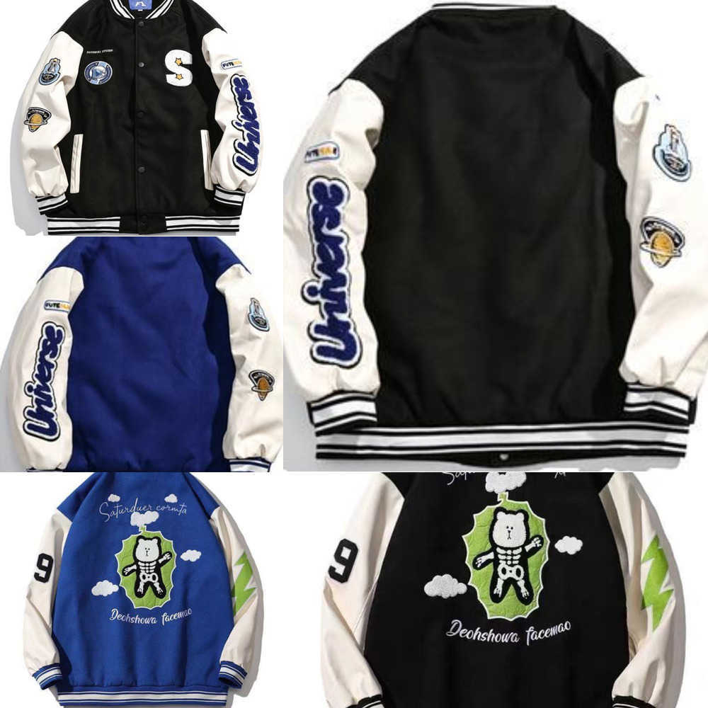 Men Gmiixder Men' Hip Hop Jackets Flocking Baseball Jacket Women Trend Klein Blue Jacket Unisex Oversize All-match Casual Varsity Coat L90F
Men Gmiixder Men' Hip Hop Jackets Flocking Baseball Jacket Women Trend Klein Blue Jacket Unisex Oversize All-match Casual Varsity Coat L90F