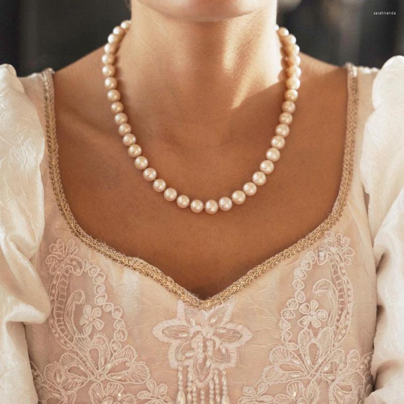 Chains Fashion Jewelry Pearl Necklace Wedding Nearly Round Natural Freshwater Pearls For Women White Party Gift
Chains Fashion Jewelry Pearl Necklace Wedding Nearly Round Natural Freshwater Pearls For Women White Party Gift