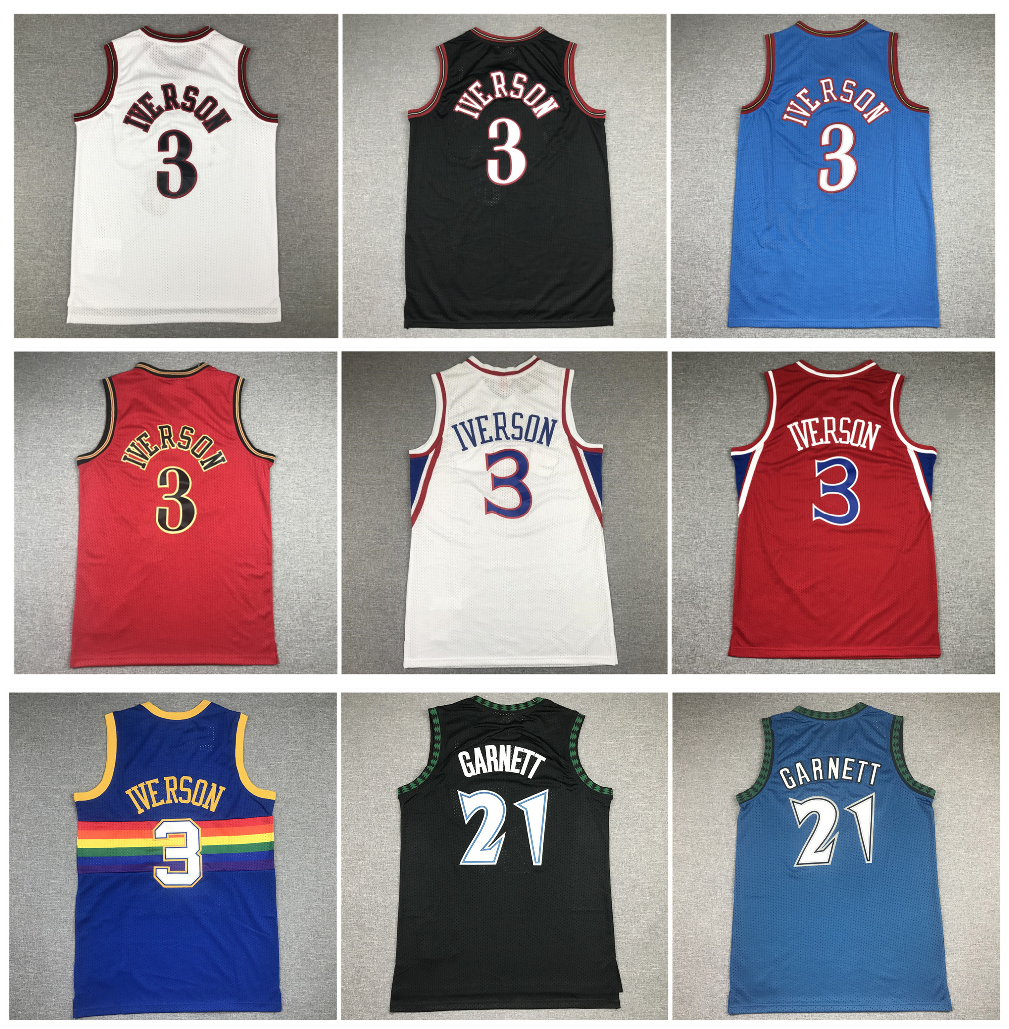 76erss Allen Iverson Basketball Jersey Mitchell and Ness Philadelphias Timberwolve Kevin Garnett Minnesotas Blue Red Black White Size S-XXL, As pic
76erss Allen Iverson Basketball Jersey Mitchell and Ness Philadelphias Timberwolve Kevin Garnett Minnesotas Blue Red Black White Size S-XXL, As pic
