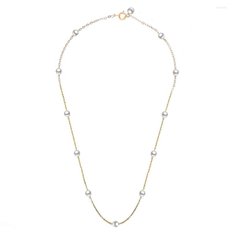 Choker MinaMaMa Stainless Steel Lasso Design Imitated Pearl Necklaces For Woman Girls Back Jewelry Gift
Choker MinaMaMa Stainless Steel Lasso Design Imitated Pearl Necklaces For Woman Girls Back Jewelry Gift