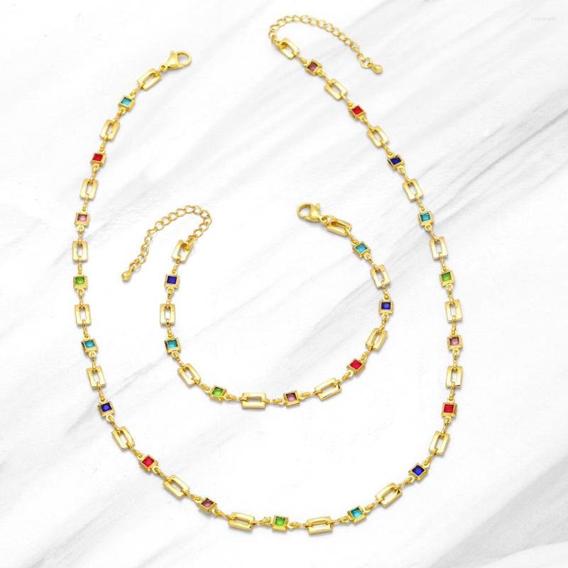 Chains WT-BFN048 WKT 2023 Yellow Brass With Zircon Chain Women Bracelet Party 18k Gold Metal Accessory Trend Necklace
Chains WT-BFN048 WKT 2023 Yellow Brass With Zircon Chain Women Bracelet Party 18k Gold Metal Accessory Trend Necklace