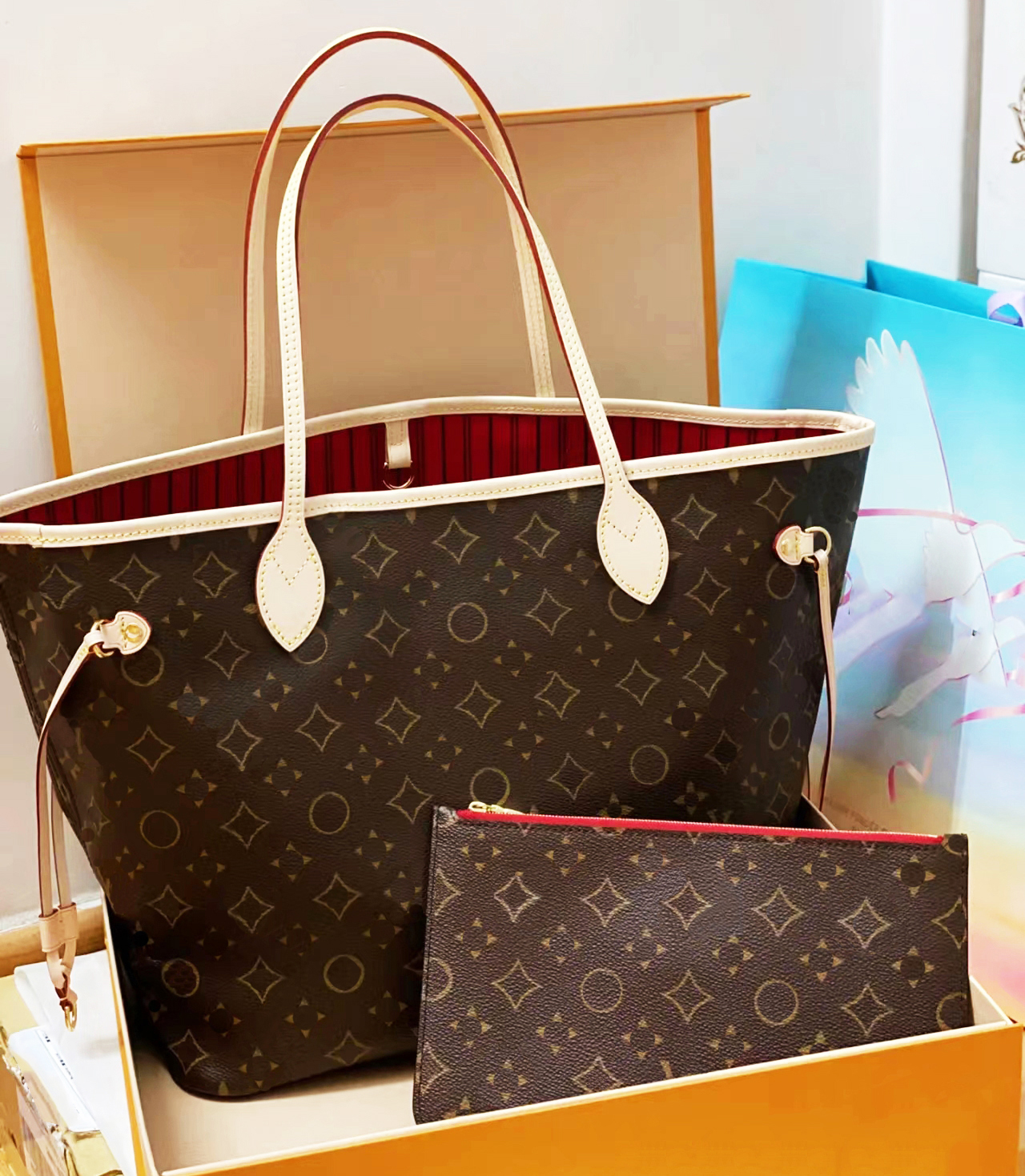 tote bag Designer bags wallet Fashion Totes Leather messenger shoulder handbag Women Bags High Capacity Composite Shopping bag old flower Brown lattice MM 2023, #1
tote bag Designer bags wallet Fashion Totes Leather messenger shoulder handbag Women Bags High Capacity Composite Shopping bag old flower Brown lattice MM 2023, #1