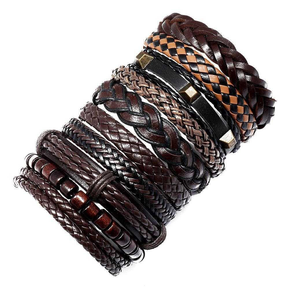 Accessories Vintage Weave Diy Combination Charm Set Cattle Leather Bracelet Simple Multi Layer Mens
Accessories Vintage Weave Diy Combination Charm Set Cattle Leather Bracelet Simple Multi Layer Mens