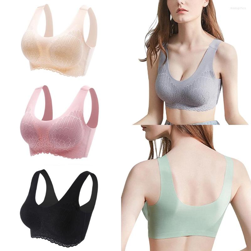 Yoga Outfit Seamless Sport Bras For Women Underwear Sexy Lace Brassiere Push Up Bralette With Pad Vest Top Bra, Pink
Yoga Outfit Seamless Sport Bras For Women Underwear Sexy Lace Brassiere Push Up Bralette With Pad Vest Top Bra, Pink