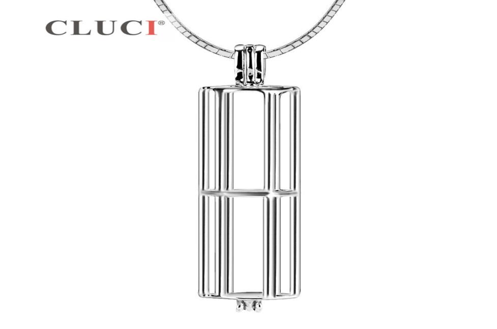 CLUCI Cylinder Charms Mounting 925 sterling silver Tube Pearl Necklaces cage Pendant to hold pearls minimalism jewelry for OL S188885058
CLUCI Cylinder Charms Mounting 925 sterling silver Tube Pearl Necklaces cage Pendant to hold pearls minimalism jewelry for OL S188885058