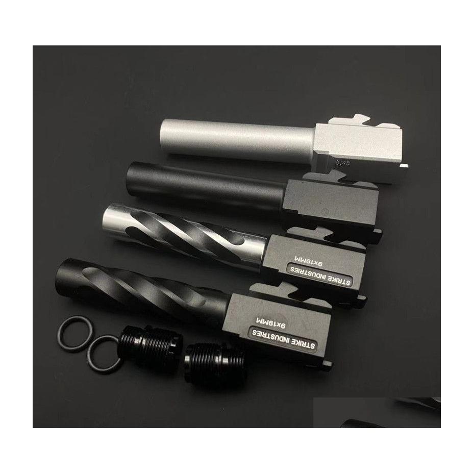 Tactical Accessories Kublai P3 G19 Si Aluminum Metal Decoration Outer Barrel With 14Mm Thread For Hunting Drop Delivery Sports Outdoo Dhzid
Tactical Accessories Kublai P3 G19 Si Aluminum Metal Decoration Outer Barrel With 14Mm Thread For Hunting Drop Delivery Sports Outdoo Dhzid