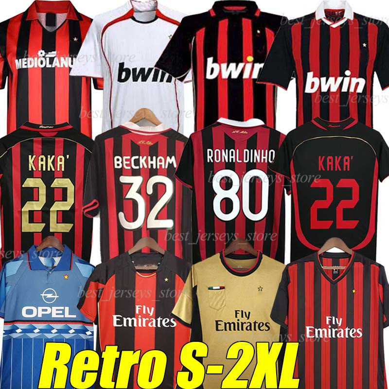 Retro Soccer Jersey 1990 2000 2006 2007 2009 2010 2012 2014 football shirt Gullit 1988 96 97 Van Basten KAKA Inzaghi BECKHAM RONALDINHO Vintage Classics jersey, 1988 home
Retro Soccer Jersey 1990 2000 2006 2007 2009 2010 2012 2014 football shirt Gullit 1988 96 97 Van Basten KAKA Inzaghi BECKHAM RONALDINHO Vintage Classics jersey, 1988 home
