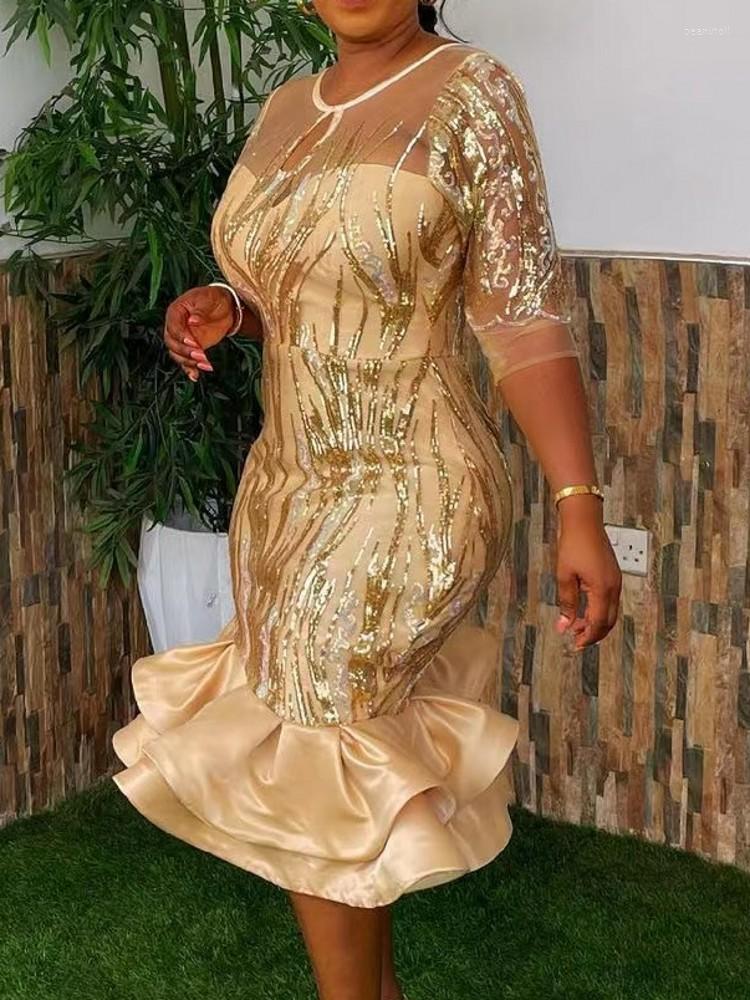 Ethnic Clothing Evening Party Gown African Clothes Women Sequin Mesh Sexy Bodycon Dress Fashion Africa Wear Cocktail Vestidos
Ethnic Clothing Evening Party Gown African Clothes Women Sequin Mesh Sexy Bodycon Dress Fashion Africa Wear Cocktail Vestidos
