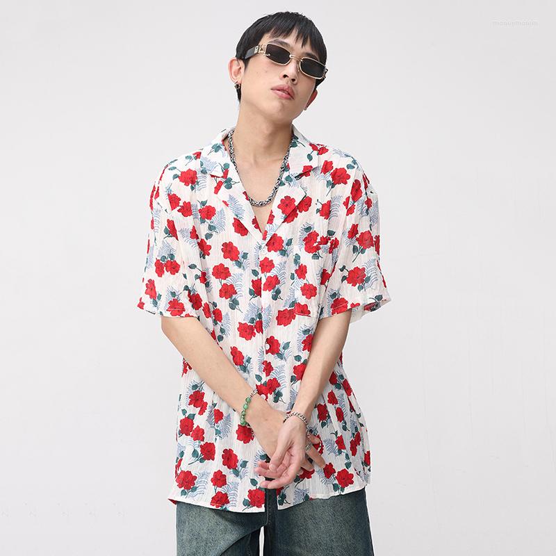 Men's Casual Shirts ERTH Men's Summer Fashion Flowers Male Printing Short Sleeve Tops 2023 Stylish Korean Style Streetwear, Black
Men's Casual Shirts ERTH Men's Summer Fashion Flowers Male Printing Short Sleeve Tops 2023 Stylish Korean Style Streetwear, Black