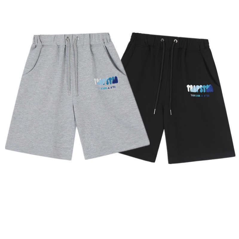 Designer Short Fashion Casual Clothing Trapstar Shorts American Trend brand High Street Letter White Blue Towel Embroidery Loose Relaxed Split Athletic Pants for s, Gray
Designer Short Fashion Casual Clothing Trapstar Shorts American Trend brand High Street Letter White Blue Towel Embroidery Loose Relaxed Split Athletic Pants for s, Gray