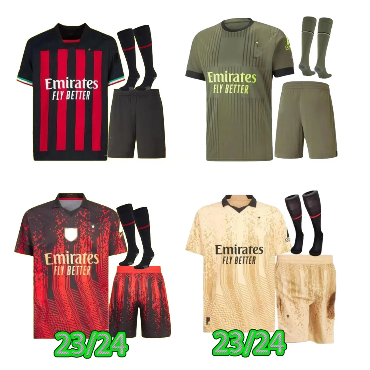 2023 AC MILANS Soccer Jersey kids Football jersey IBRAHIMOVIC GIROUD DE KETELAERE R. LEAO TONALI THEO 23/24 New style AC Football Shirt Kids Kit Sets Top, 22 23 4th no socks
2023 AC MILANS Soccer Jersey kids Football jersey IBRAHIMOVIC GIROUD DE KETELAERE R. LEAO TONALI THEO 23/24 New style AC Football Shirt Kids Kit Sets Top, 22 23 4th no socks