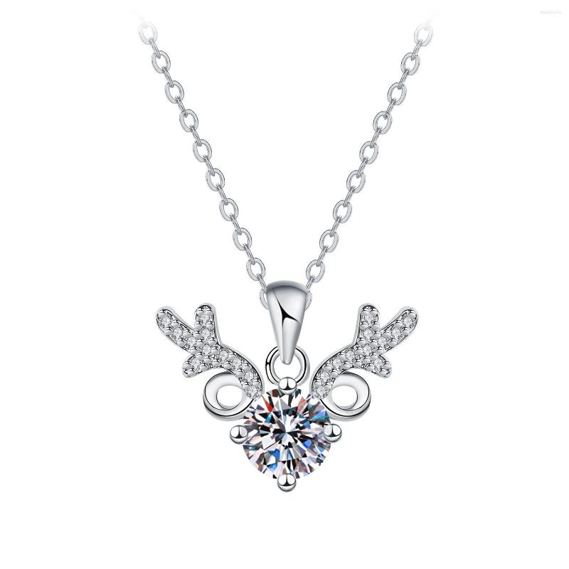 Chains Christmas One Deer With You Pendant Simple Small Fresh Moissanite Necklace Versatile Couple Jewelry
Chains Christmas One Deer With You Pendant Simple Small Fresh Moissanite Necklace Versatile Couple Jewelry