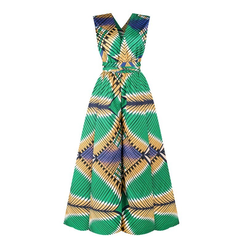 Ethnic Clothing African Clothes Jumpsuit MultiWear Style Wide Leg Pant Dashiki for Women Fashion Ladies Robe 230510