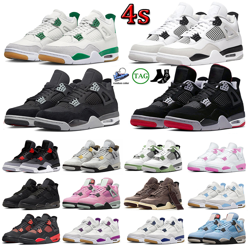 Pine Green 4s Mens Basketball Shoes 4 for Men Womens Sb x Light Blue Pink Military Black Cat Photo Dust Red Thunder Cement Jorden4s Travis Seafoam Trainers, B34 black cat 36-47
Pine Green 4s Mens Basketball Shoes 4 for Men Womens Sb x Light Blue Pink Military Black Cat Photo Dust Red Thunder Cement Jorden4s Travis Seafoam Trainers, B34 black cat 36-47