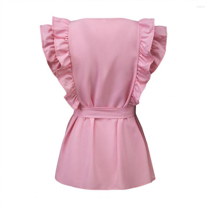 Women' Blouses Trendy Female Blouse Breathable Summer Solid Color Elegant Shirt Top Loose Hem Comfy Women Daily Clothing, Pink
Women' Blouses Trendy Female Blouse Breathable Summer Solid Color Elegant Shirt Top Loose Hem Comfy Women Daily Clothing, Pink