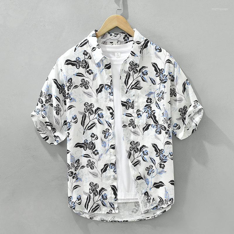 Men's Casual Shirts 3705 Linen Shirt Men's Summer Fashion Premium Loose Breathable Heathy Blouses Short Sleeve Hawaii Beach Holiday Tops, 3705 white
Men's Casual Shirts 3705 Linen Shirt Men's Summer Fashion Premium Loose Breathable Heathy Blouses Short Sleeve Hawaii Beach Holiday Tops, 3705 white