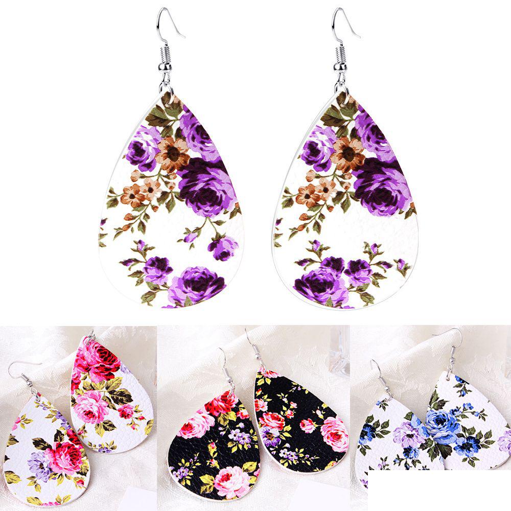 Charm Fashion Printing Rose Flower Teardrop Leather Earrings For Women Antique Mticolors Bohemia Korean Water Drop Delivery J Dhgarden Dhad4
Charm Fashion Printing Rose Flower Teardrop Leather Earrings For Women Antique Mticolors Bohemia Korean Water Drop Delivery J Dhgarden Dhad4
