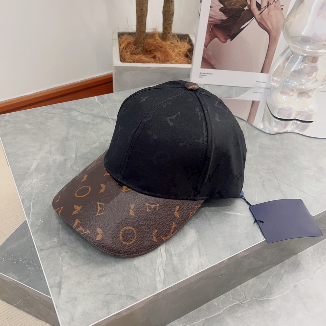 cap designer hats letters leather luxury baseball artist cap casquette hats classic ladies men retro fashion hats casual hundred match sun hat