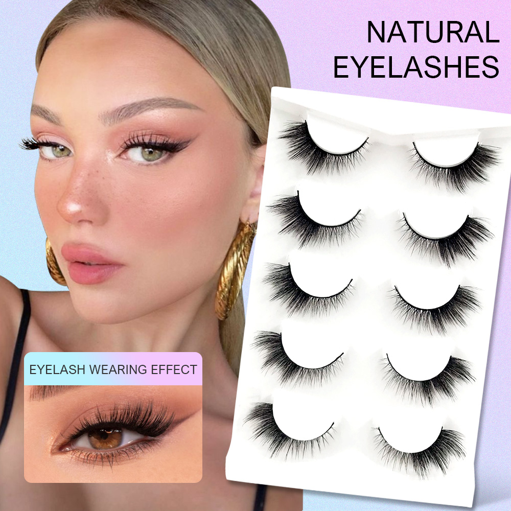 5 Pairs Fluffy Soft Cat Eye Faux Mink Lashes Extension Manga Winged End Eye Elongated Natural Fake Eyelashes Vendor Makeup wss
5 Pairs Fluffy Soft Cat Eye Faux Mink Lashes Extension Manga Winged End Eye Elongated Natural Fake Eyelashes Vendor Makeup wss