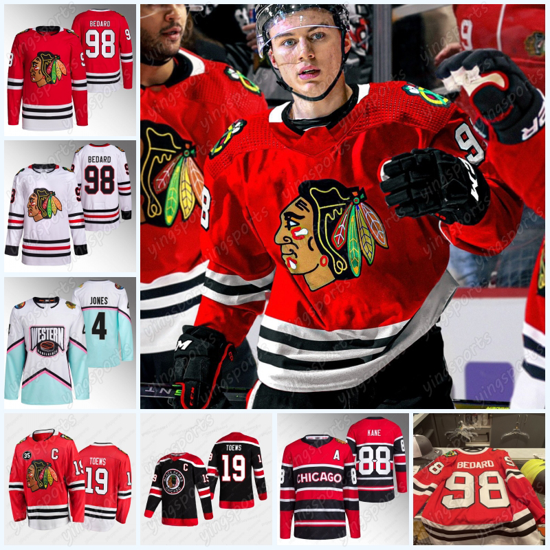 #98 Connor Bedard Hockey Jersey 19 Jonathan Toews Chicago 88 Patrick Kane Chris Chelios Jeremy Roenick Bobby Hull Chris Chelios Esposito Wagner young superstar 2023, Red 2019-20 home womens s-xxl
#98 Connor Bedard Hockey Jersey 19 Jonathan Toews Chicago 88 Patrick Kane Chris Chelios Jeremy Roenick Bobby Hull Chris Chelios Esposito Wagner young superstar 2023, Red 2019-20 home womens s-xxl