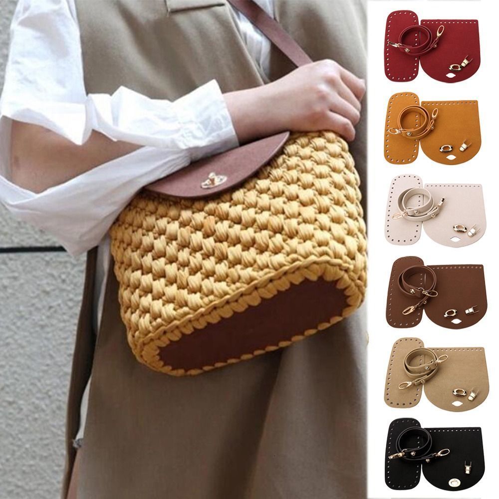 Bag Parts Accessories 3PcsSet Faux Leather Shoulder Bottom Strap Handbag Woven Crochet Set For DIY Handmade Backpack 230509
Bag Parts Accessories 3PcsSet Faux Leather Shoulder Bottom Strap Handbag Woven Crochet Set For DIY Handmade Backpack 230509