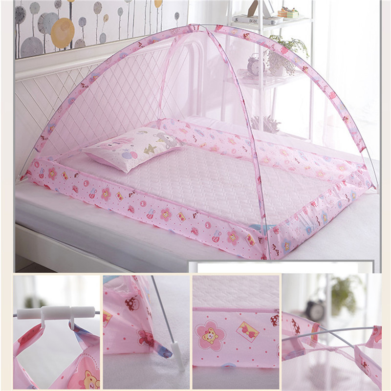Crib Netting Bottomless Children's Mosquito Net Bed Net Baby Dome Portable Foldable Baby Bed Children Mosquito Net Tent 230510