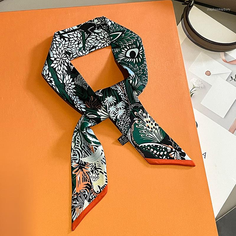 Scarves Skinny Silk Ribbon Scarf Women Luxury Animals Floral Print Foulard Neckerchief Hairband Soft Satin Lady Bag Ties Waistband Gift
Scarves Skinny Silk Ribbon Scarf Women Luxury Animals Floral Print Foulard Neckerchief Hairband Soft Satin Lady Bag Ties Waistband Gift