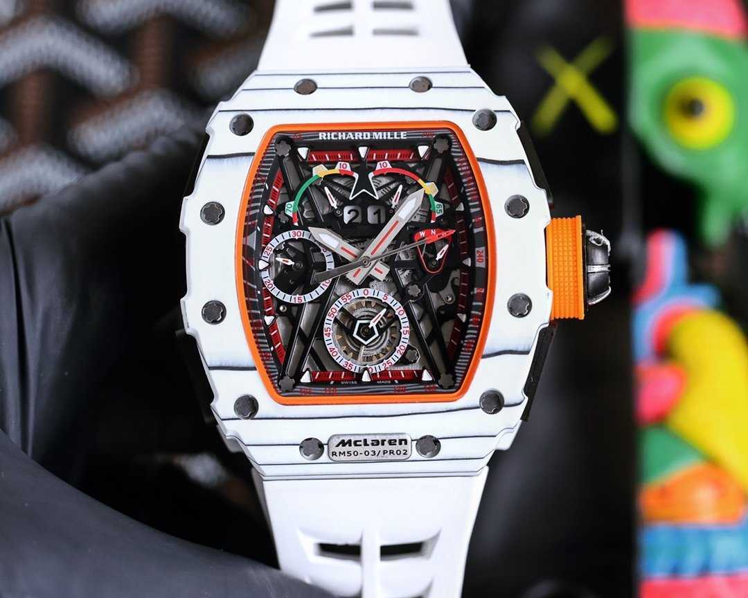 Super mechanical chronograph wrist watches Rm50-03 Advanced Men's Devil Trend Big Dial Black Technology Tritium Gas Barrel Designer Amazing High quality, Rm8
Super mechanical chronograph wrist watches Rm50-03 Advanced Men's Devil Trend Big Dial Black Technology Tritium Gas Barrel Designer Amazing High quality, Rm8