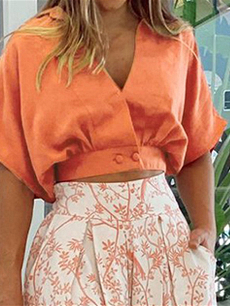 Women's Two Piece Pants Summer Womens Two Piece Sets Fashion Sexy Mid Sleeve Shirt Elegant Floral Print Wide Leg Pant Sets For Women Suits 230511