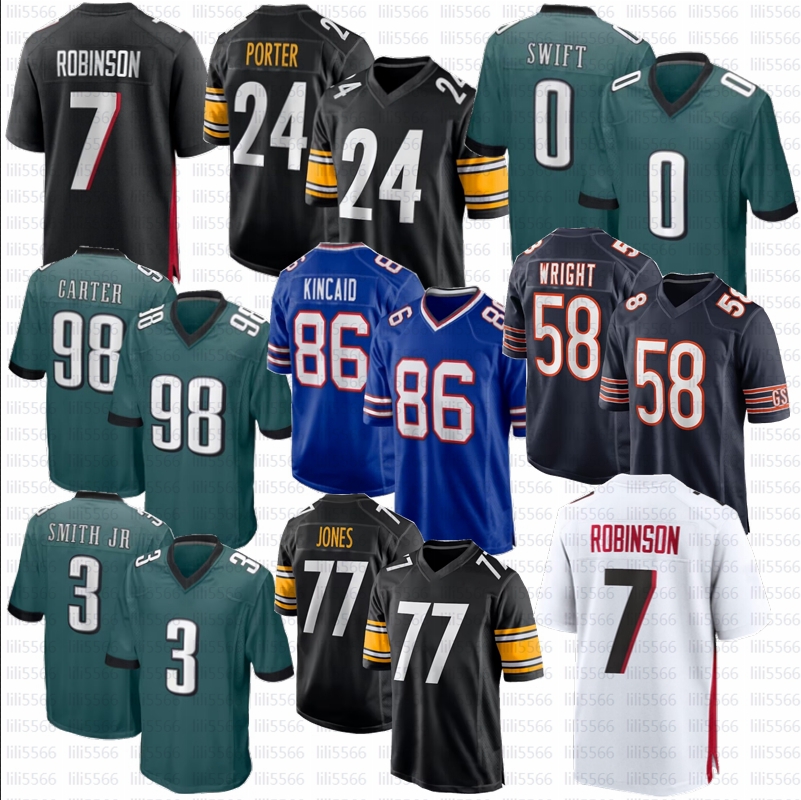 Bijan Robinson Football Jersey Broderick Jones Joey Porter Jr Jalen Carter D'Andre Swift Nolan Smith Jr Darnell Wright Dalton Kincaid, Men
Bijan Robinson Football Jersey Broderick Jones Joey Porter Jr Jalen Carter D'Andre Swift Nolan Smith Jr Darnell Wright Dalton Kincaid, Men