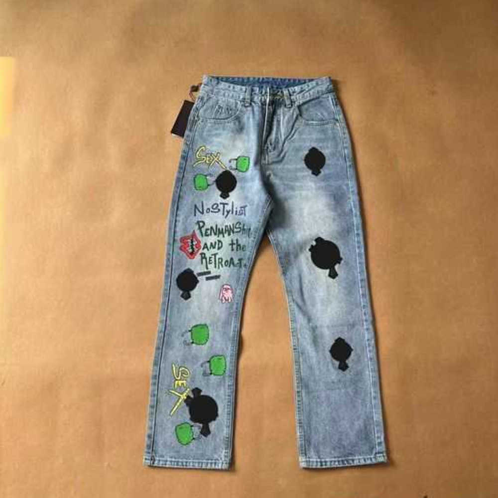 Designer Clothing Mens Jeans Denim Pants Chromes Cross 2023 Ch Men's Pants Mens Jeans Designer Make Old Washed Straight Trousers hearts Prints Long Style Hearts
Designer Clothing Mens Jeans Denim Pants Chromes Cross 2023 Ch Men's Pants Mens Jeans Designer Make Old Washed Straight Trousers hearts Prints Long Style Hearts