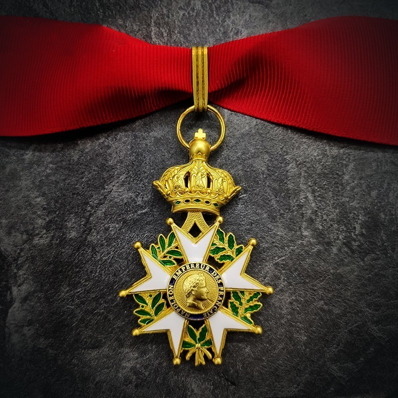 Other Home Decor France Emperor Napoleon Senior Knight Legion of Honour Medal Chivalric Order Brooch Pin 230511