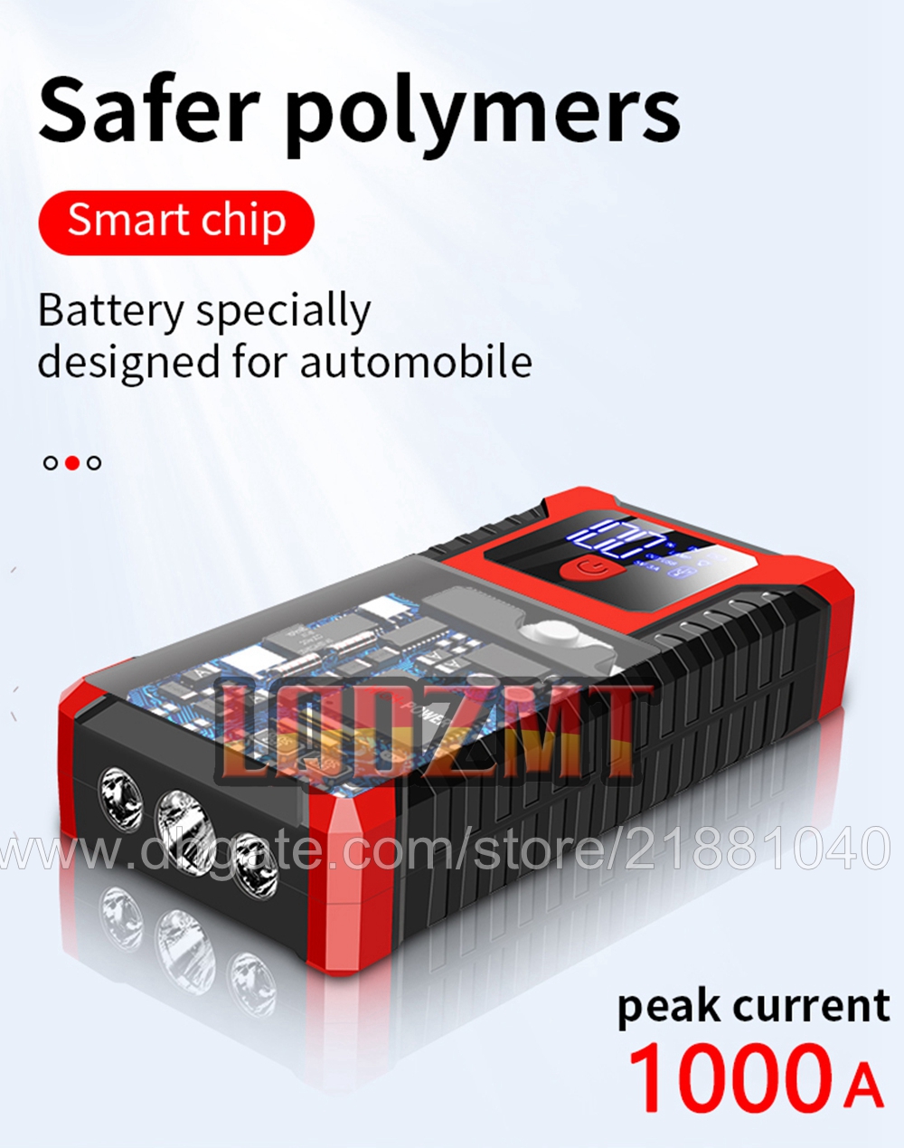 2023 New 20000mAh 99800mAh Car Jump Starter 2000A 2000AH 2000 A AH 12V Output Portable Emergency Start-up Charger for Cars Booster Battery Starting De