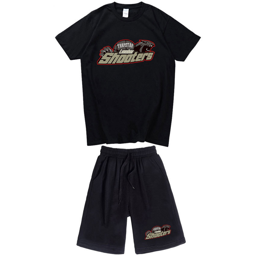 Short sleeved shorts set fashion street print T-shirt Trapstar casual red and black tiger head set for couples, 18
Short sleeved shorts set fashion street print T-shirt Trapstar casual red and black tiger head set for couples, 18