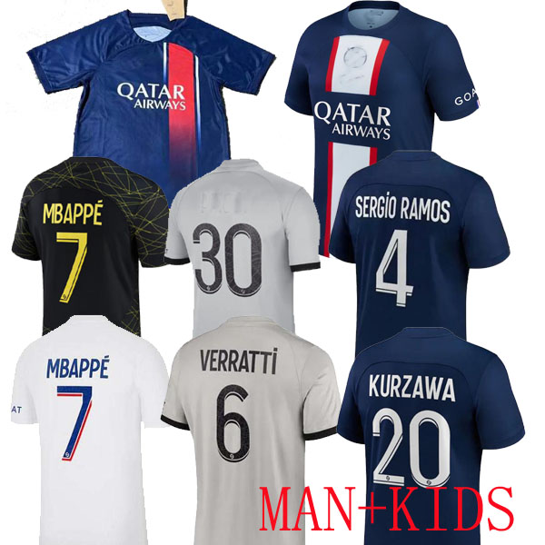 2023 2024 soccer jerseys maillot de foot MBAPPE HAKIMI MARQUINHOS VERRATTI football shirt 22 23 24 SERGIO RAMOS psgs hommes enfants kids KIT fourth KIMPEMBE ysw, 120th no sponsor +lfp patch
2023 2024 soccer jerseys maillot de foot MBAPPE HAKIMI MARQUINHOS VERRATTI football shirt 22 23 24 SERGIO RAMOS psgs hommes enfants kids KIT fourth KIMPEMBE ysw, 120th no sponsor +lfp patch
