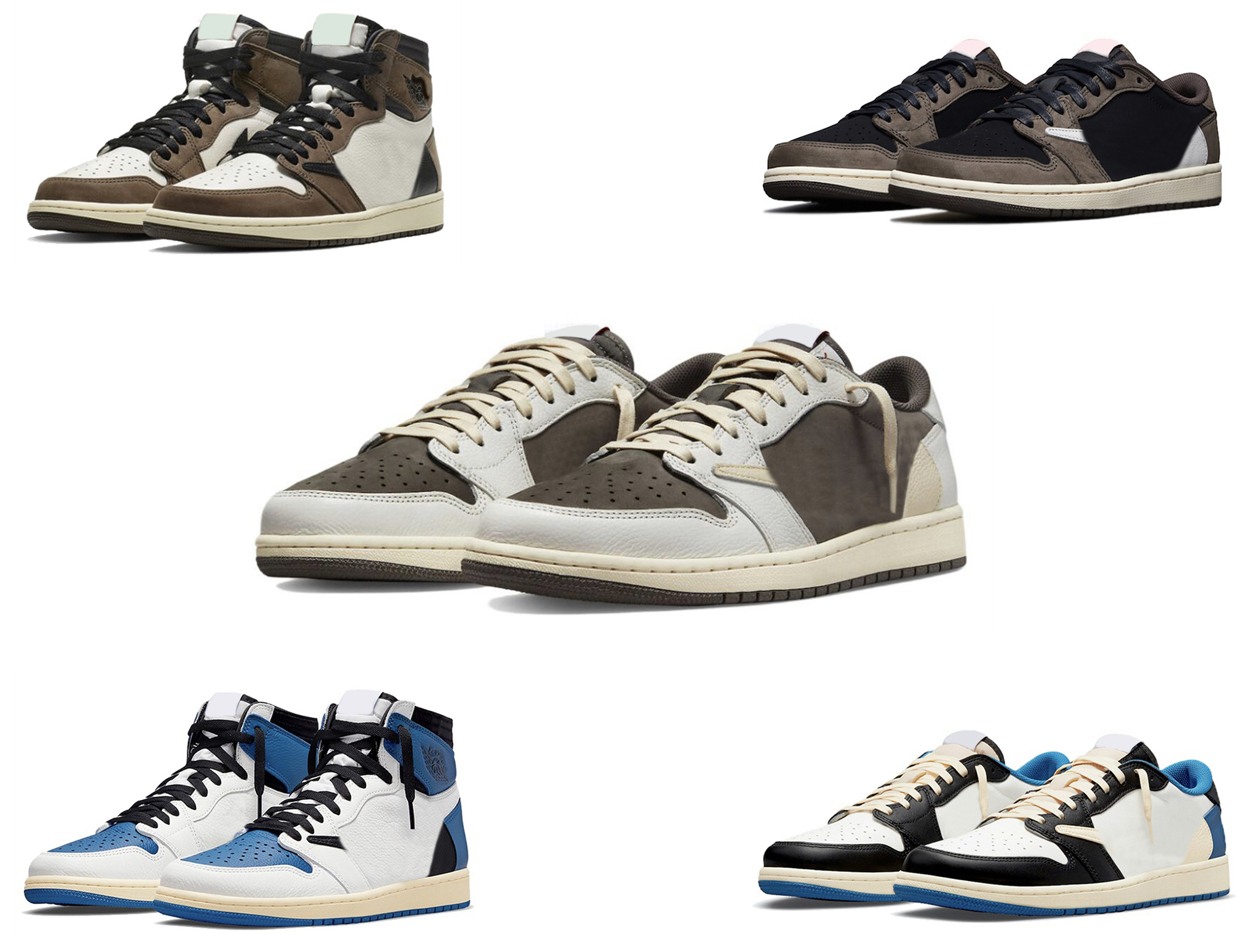 Travis Authentic 1 High TS SP Sail Dark Mocha Shoes Low OG Olive Reverse Mocha Fragment Cactus Jack BLACK PHANTOM Men Women Sports Sneakers Scotts With box
Travis Authentic 1 High TS SP Sail Dark Mocha Shoes Low OG Olive Reverse Mocha Fragment Cactus Jack BLACK PHANTOM Men Women Sports Sneakers Scotts With box